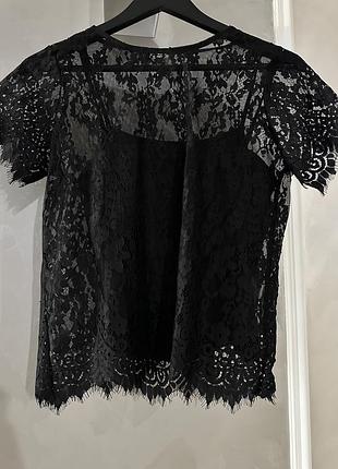 Гипюрова блуза pimkie .розмір xs-s.