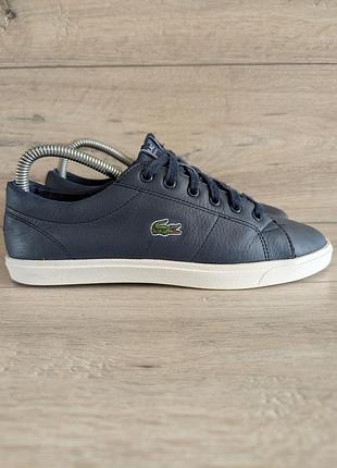 Кроссовки кеды б/у лакоста lacoste marcel cup csd 38 р 24.5 см кожа