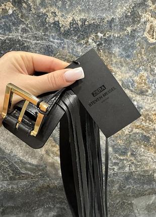 Пояс кожа zara