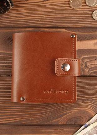 Портмоне discovery (коричневая гладкая кожа)