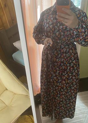 Довга сукня -халат  vero moda plus size