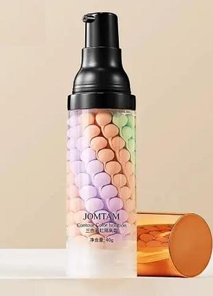 Триколірна база під макіяж jolyum isolation three color grooming 40г