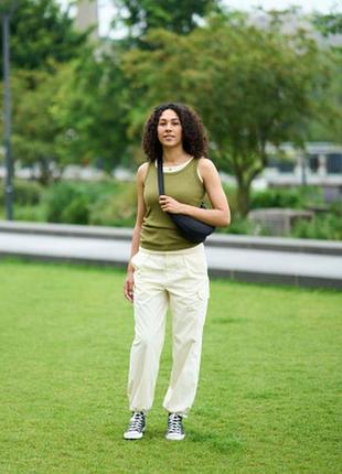 Майка uniqlo оливковое, розовое, серое, белое s7 фото