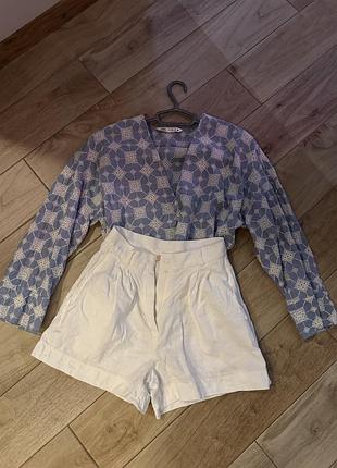 Рубашка зара , розмір с-м