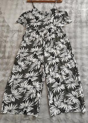 Летний комбинезон на бретельках из 100% вискозы