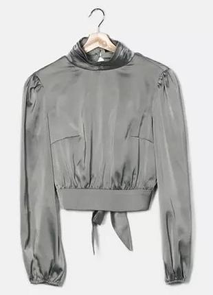 Розкішна сатинова блуза