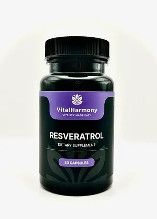 Resveratrol vitalharmony антиоксидант і підтримка довголітання 30 капсул