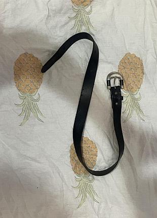 Ремінь чорний вінтажний