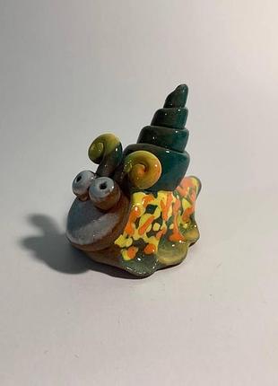 Свисток улитка, свистулька улитка, фигурка улитка, статуэтка улитка, улитка керамическая