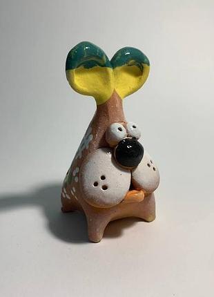 Свисток заєць, свистулька заєць, фігурка зайчик, статуетка заєць, заєць керамічний