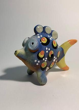 Свисток рибка, свистулька риба, фігурка риба, статуетка рибка, риба керамічний