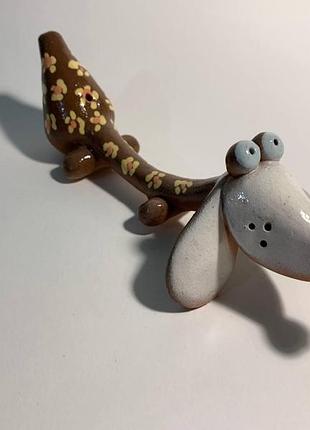 Свисток собака, свистулька пес, фигурка собака, статуэтка собака, собака керамическая