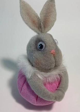Интерьерная игрушка кролик, кролик, декор кролик, украшение декор на пасху кролик