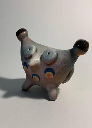 Свисток сова, свистулька сова, фігурка сова, статуетка сова, сова керамічна