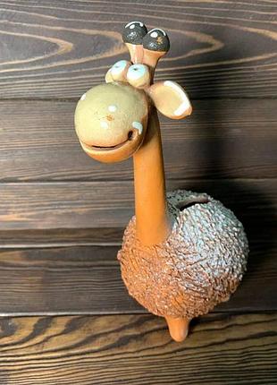 Копілка жираф, фигурка жираф, статуэтка жираф, жираф керамический