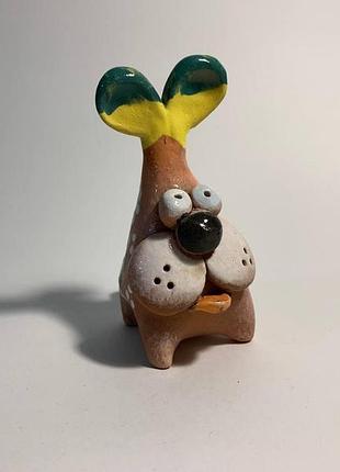 Свисток заєць, свистулька заєць, фігурка зайчик, статуетка заєць, заєць керамічний