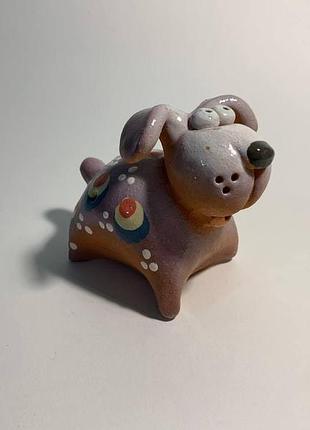 Свисток собака, свистулька пес, фигурка собака, статуэтка собака, собака керамическая