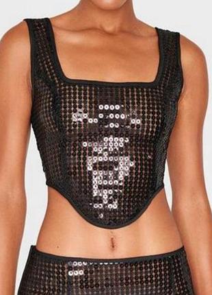 Новый моднячий топ с паетками