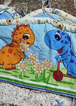 Бортик, защита для детской кроватки