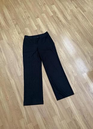 Женские брюки l-xl, класичні жіночі красиві брюки штани, чорні кльош