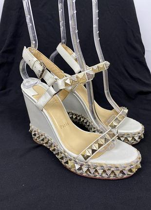 Босоножки на платформе christian louboutin