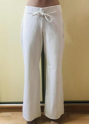 Штаны спортивные nike брюки р.52/56 белые трикотаж