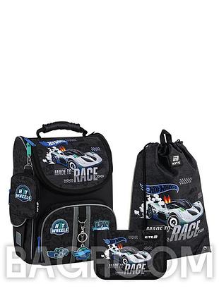 Шкільний набір kite education hot wheels set_hw25-501s (рюкзак, пенал, сумка)