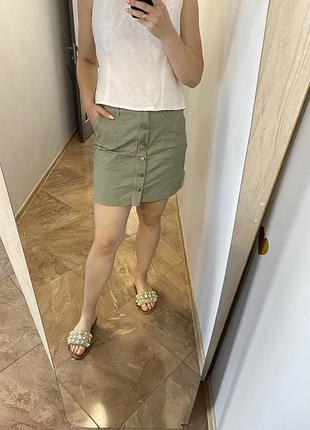 Спідниця юбка міні котон