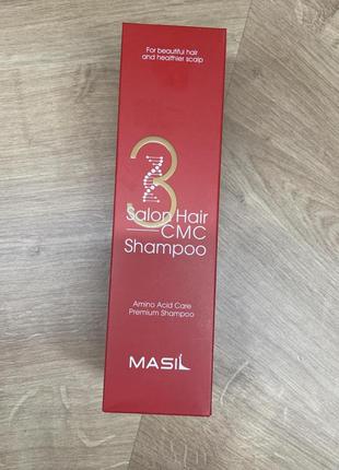 Восстанавливающий шампунь с аминокислотами masil 3 salon hair cmc shampoo4 фото