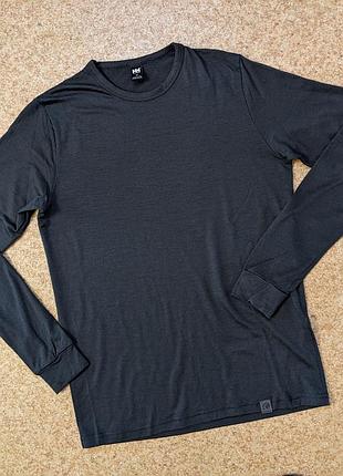 Шерстяное термобелье лонгслив helly hansen merino wool (s)