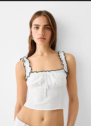 Фірмова блуза-топ від bershka.