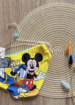 Купальные трусики/плавки на мальчика 6 лет ростом 116 см disney