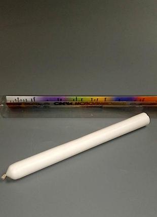 Біла магічна свічка бажань для зцілення, захисту і душевного балансу+подарунок