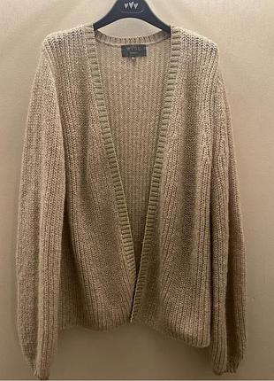 Фірмовий кардиган кофта мохерова вовняна  шерсть меріносова вовна мохер розмір м л