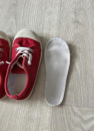 Кеди дитячі червоні 30 розмір 7