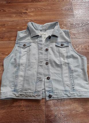 Жилет джинс