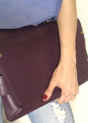 Шкіряний клатч від українського бренду vif