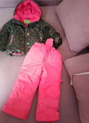 Куртка и штаны зимние на 3-4 года