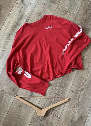Лонгслів жіночий levi’s oversize стан ідеальний бавовна
