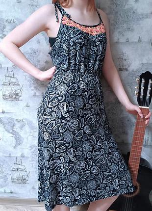 🌿сукня літня віскозна esmara в стилі boho р. 44