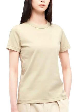 Хлопковая футболка uniqlo