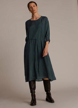 Humanoid-міді сукня з поясом, 100% cupro, р.-s