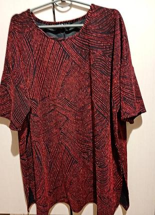 Батал!!!блуза, футболка женская новая, нарядная, размер 24.