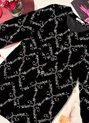 Натуральний оксамитовий піджак almia, розмір 14/16 або xl/xxl