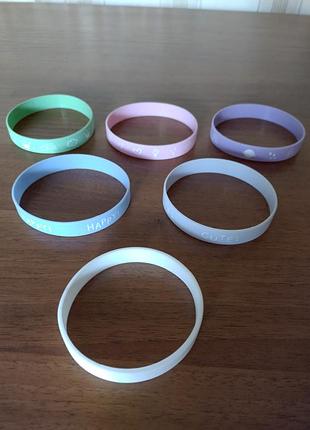 Силиконовые браслеты для девочек