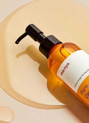 Manyo pure cleansing oil гідрофільна олія для глибокого очищення шкіри