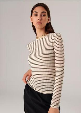 Джемпер кофта блуза лонгслів з довгим рукавом у смужку
