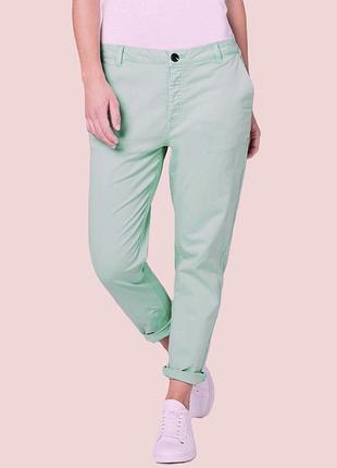 40р. мятные брюки чинос хлопок next