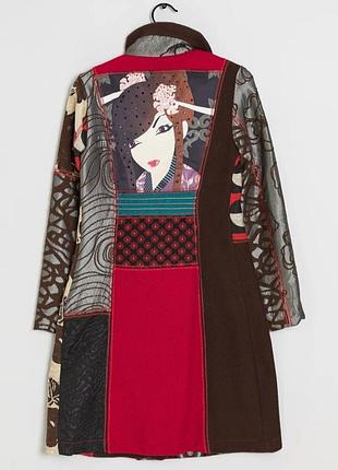 Desigual новое пальто с шерстью