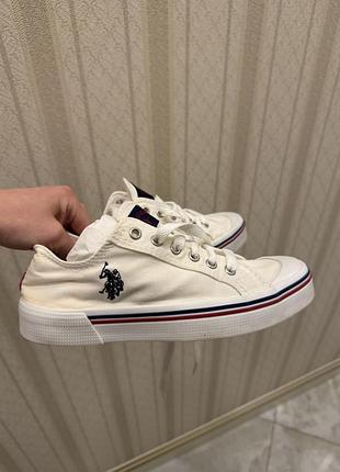 Білі кеди polo assn